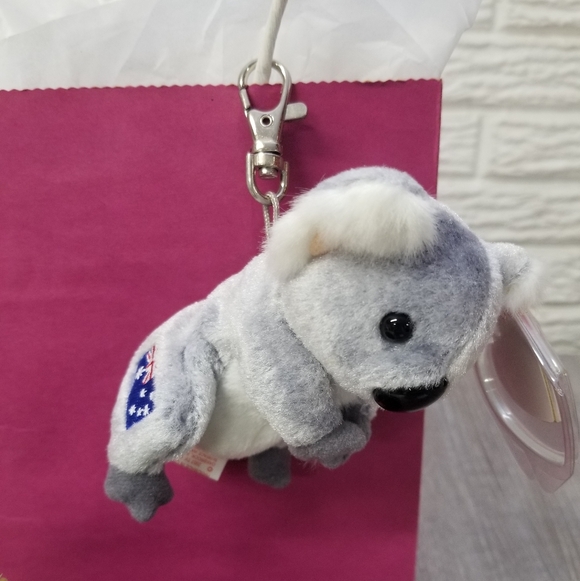 Ty Other - Ty Koowee The Koaka Plush Metal Keycharm Exclusive To Australia & New Zealand
